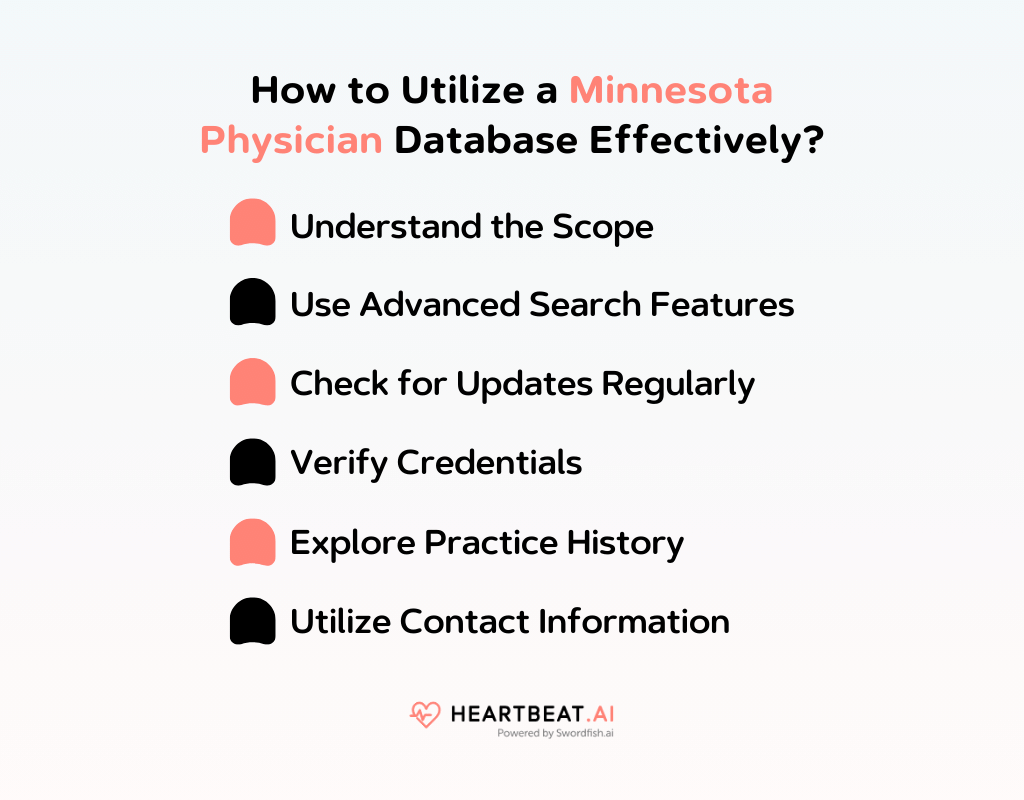 How to Utilize a Minnesota Physician Database Effectively