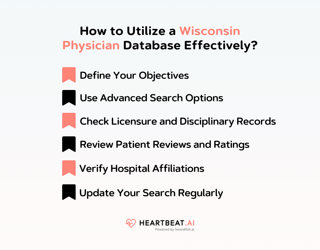 How to Utilize a Wisconsin Physician Database Effectively