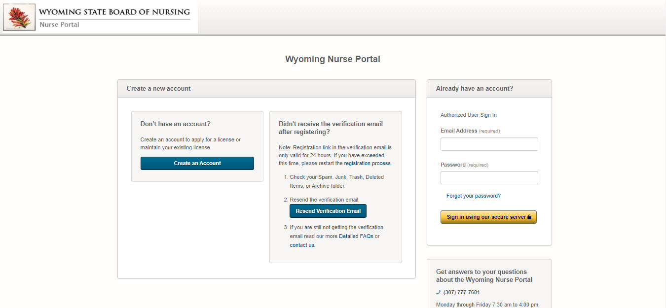 Licensing requirements for the Wyoming Board of Nursing.