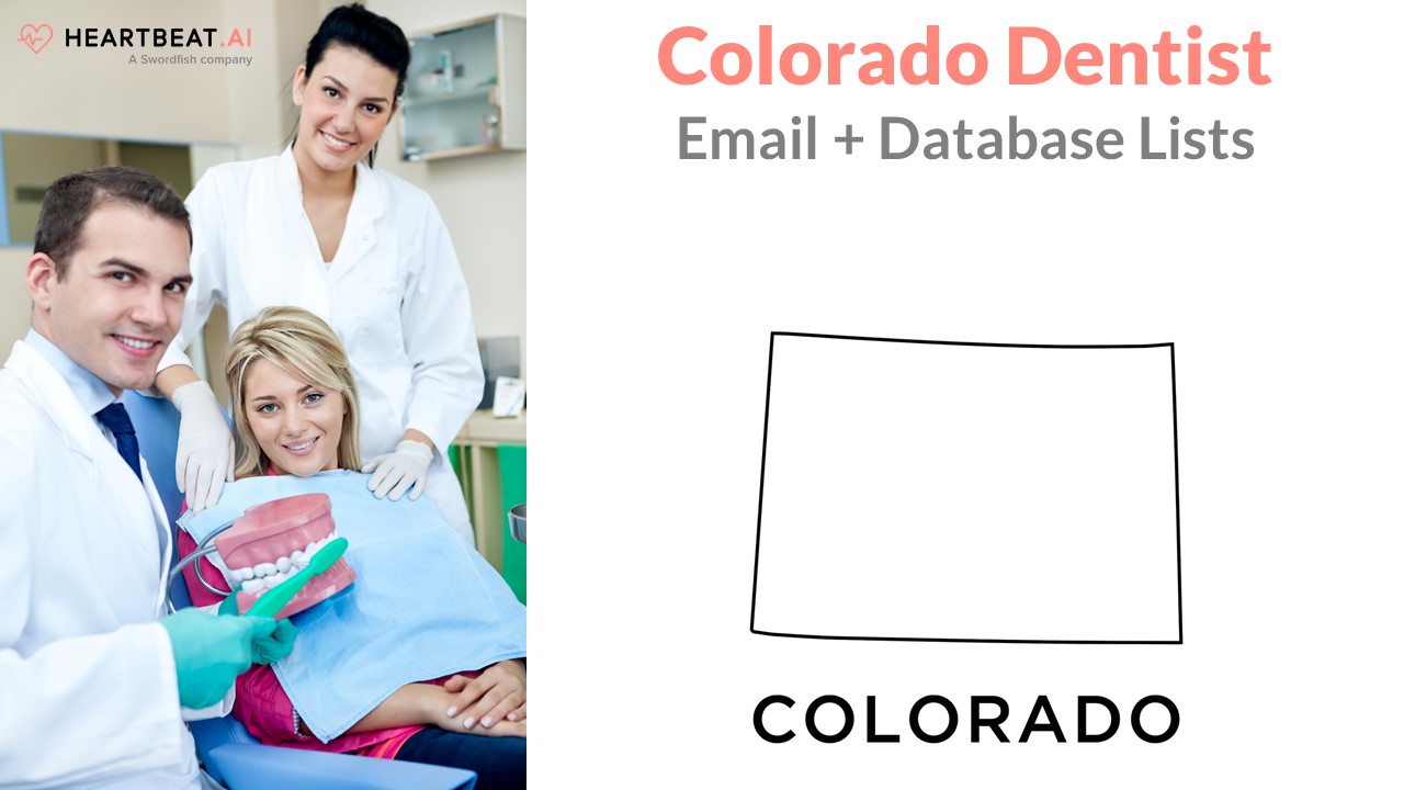Colorado Dentist Dental Dentistry Email Lists from Heartbeat.ai