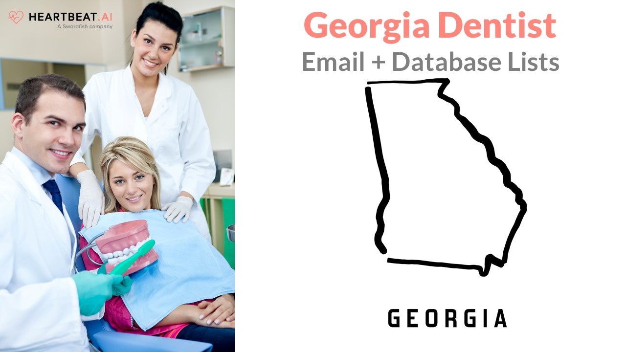Georgia Dentist Dental Dentistry Email Lists from Heartbeat.ai
