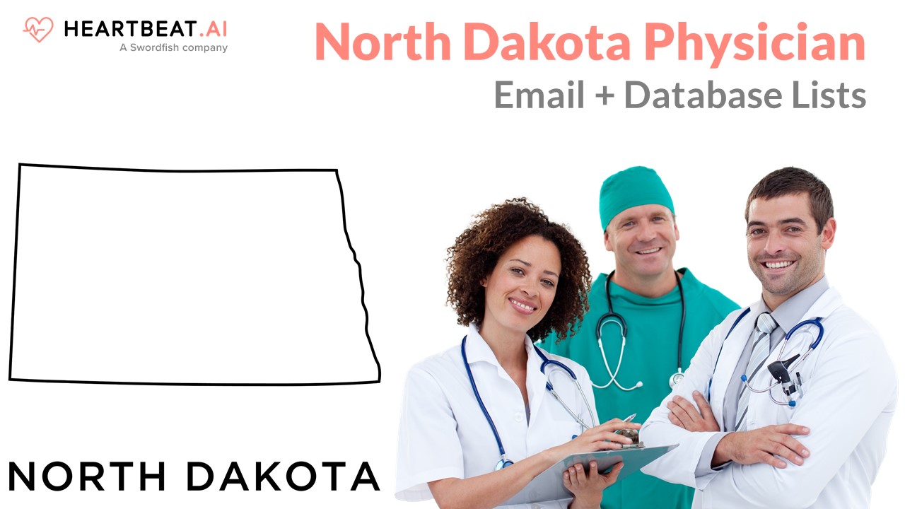 North Dakota Physician Doctor Email Lists Heartbeat
