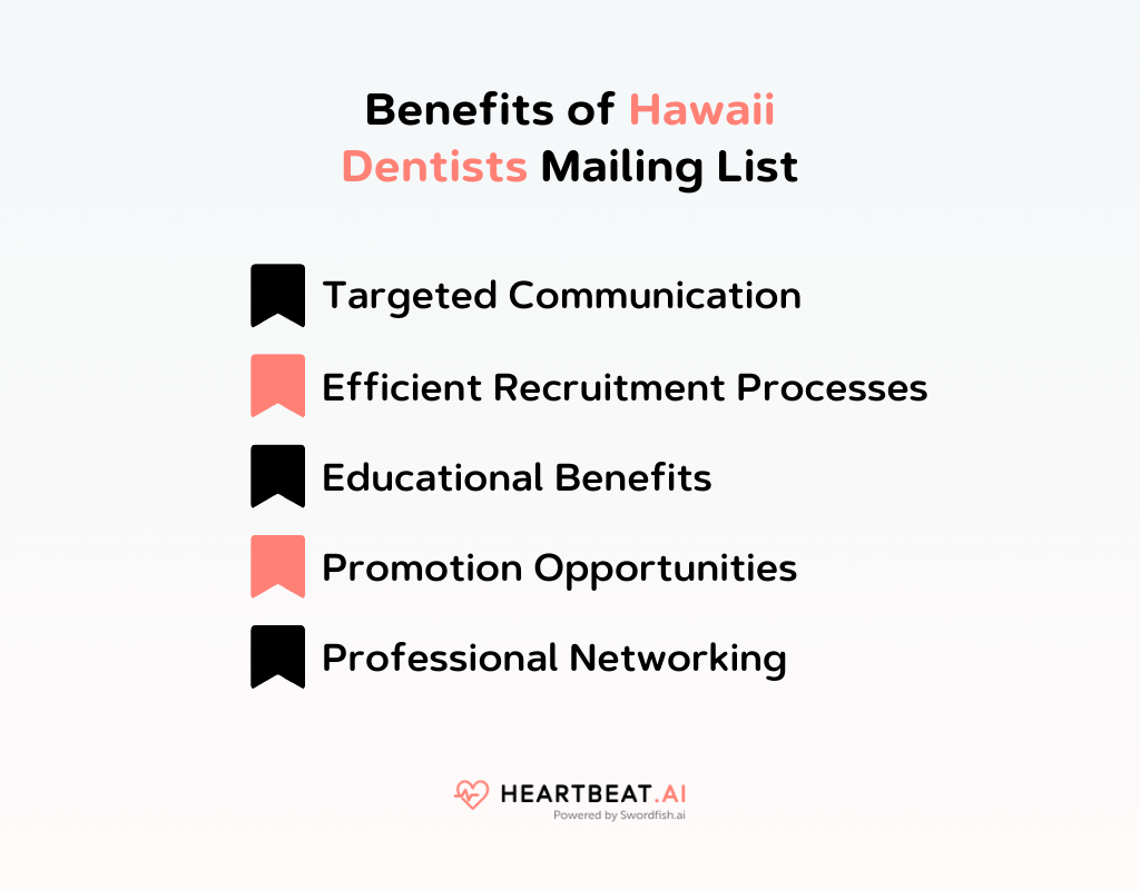 Benefits of Hawaii Dentists Mailing List