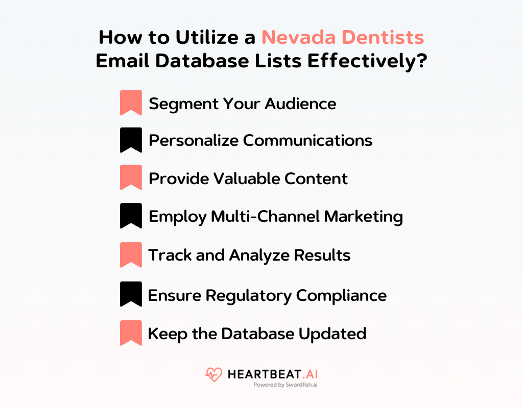How to Utilize a Nevada dentists email database lists Effectively