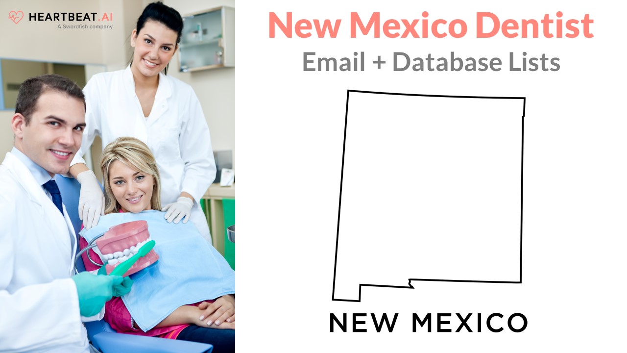 New Mexico Dentist Dental Dentistry Email Lists from Heartbeat.ai