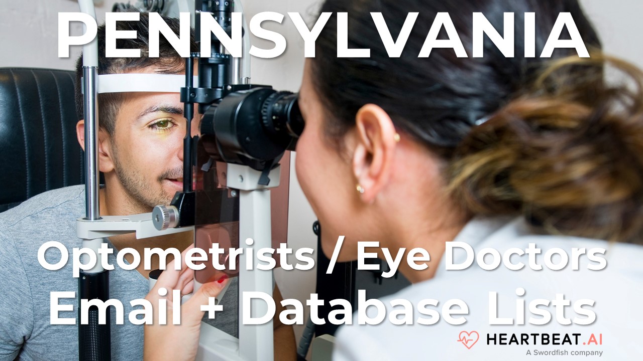 Pennsylvania Optometrists Email Lists Heartbeat