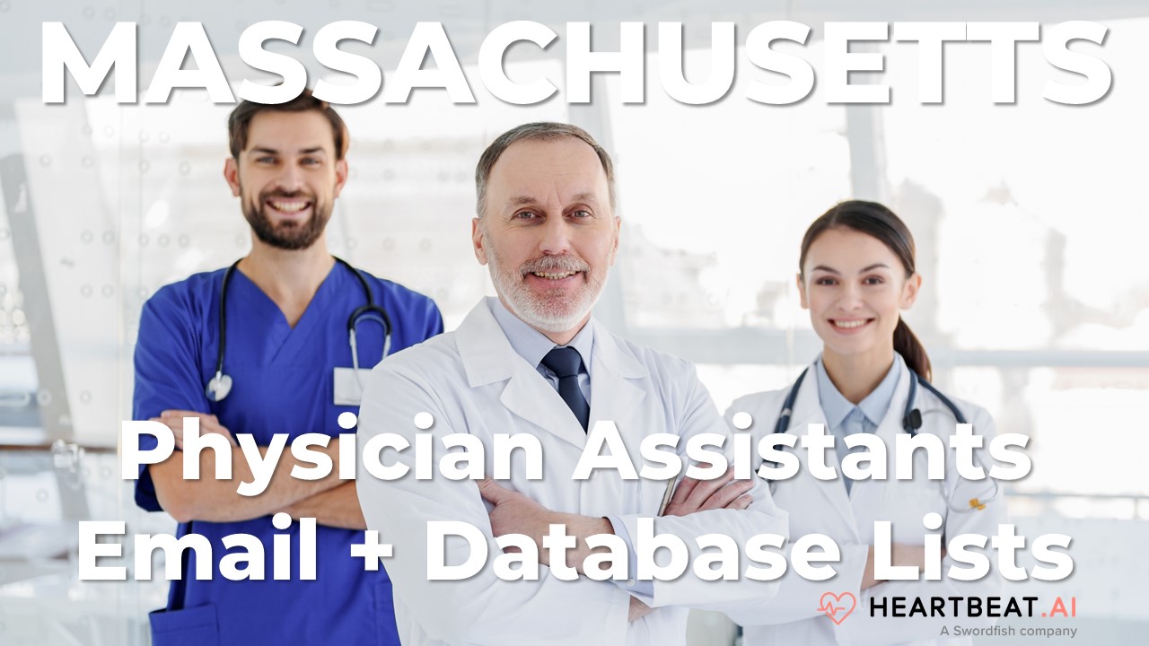 Massachusetts Physician Assistants Email, Mailing, Database Lists for MA