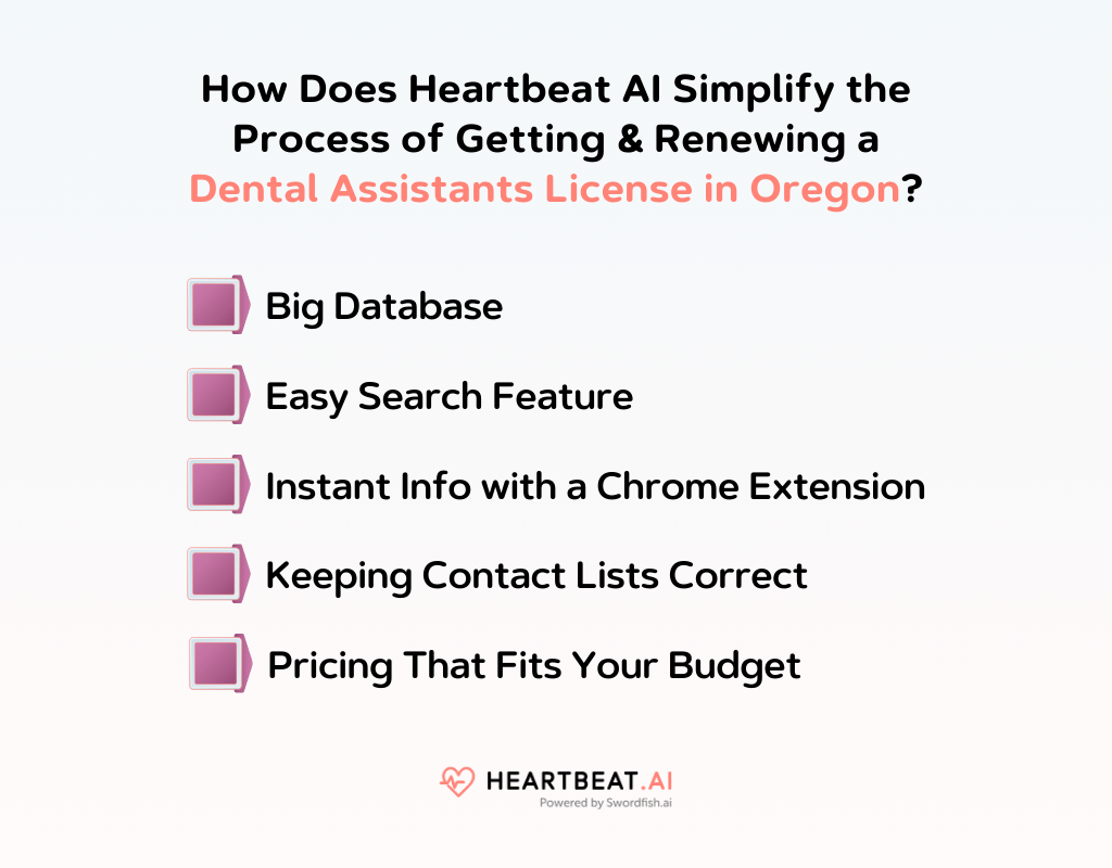 How Does Heartbeat AI Simplify the Process of Getting & Renewing a Dental Assistants License in Oregon